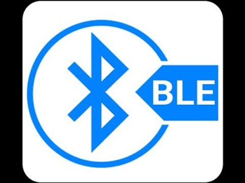 The Bluetooth logo next to a BLE tag.